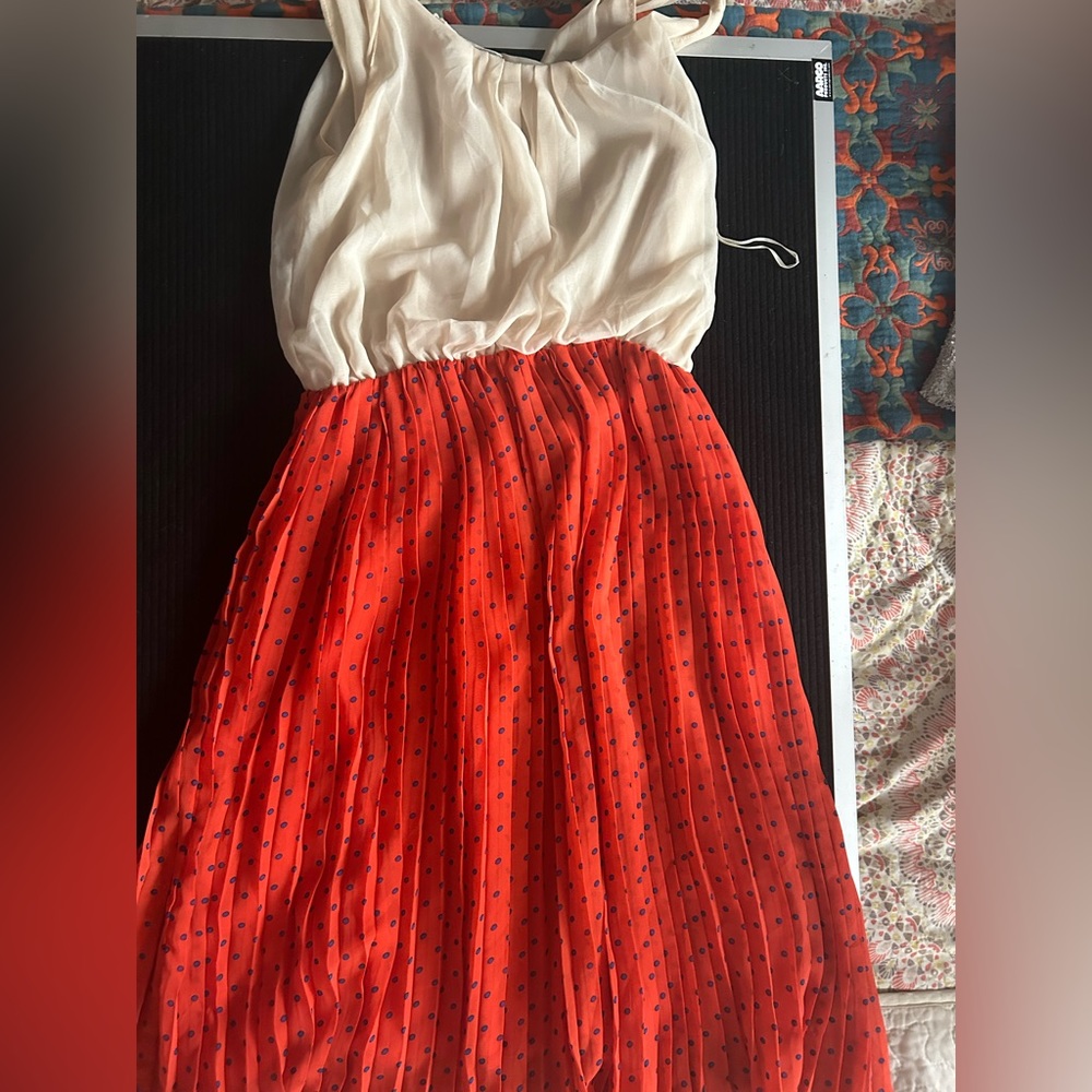 TCEC Puffy Multi-colored Dress